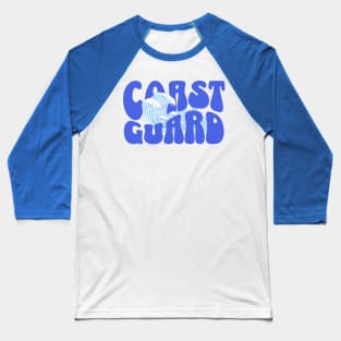 Coast Guard Waves 1 Baseball T-Shirt